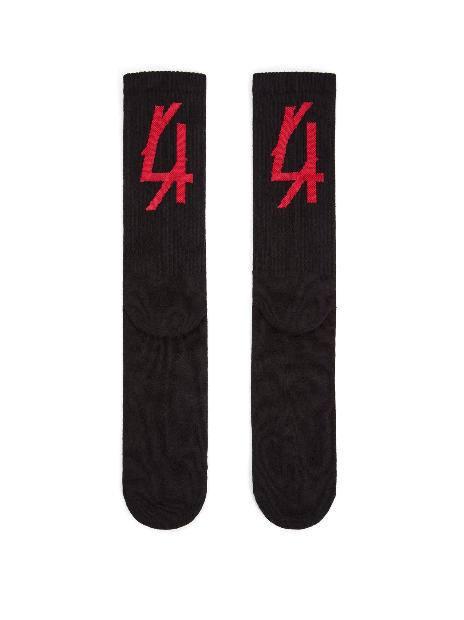 44Label Calzini Neri Socks Cotton-1