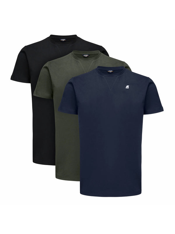 Set3 T-Shirt Blue Green Black