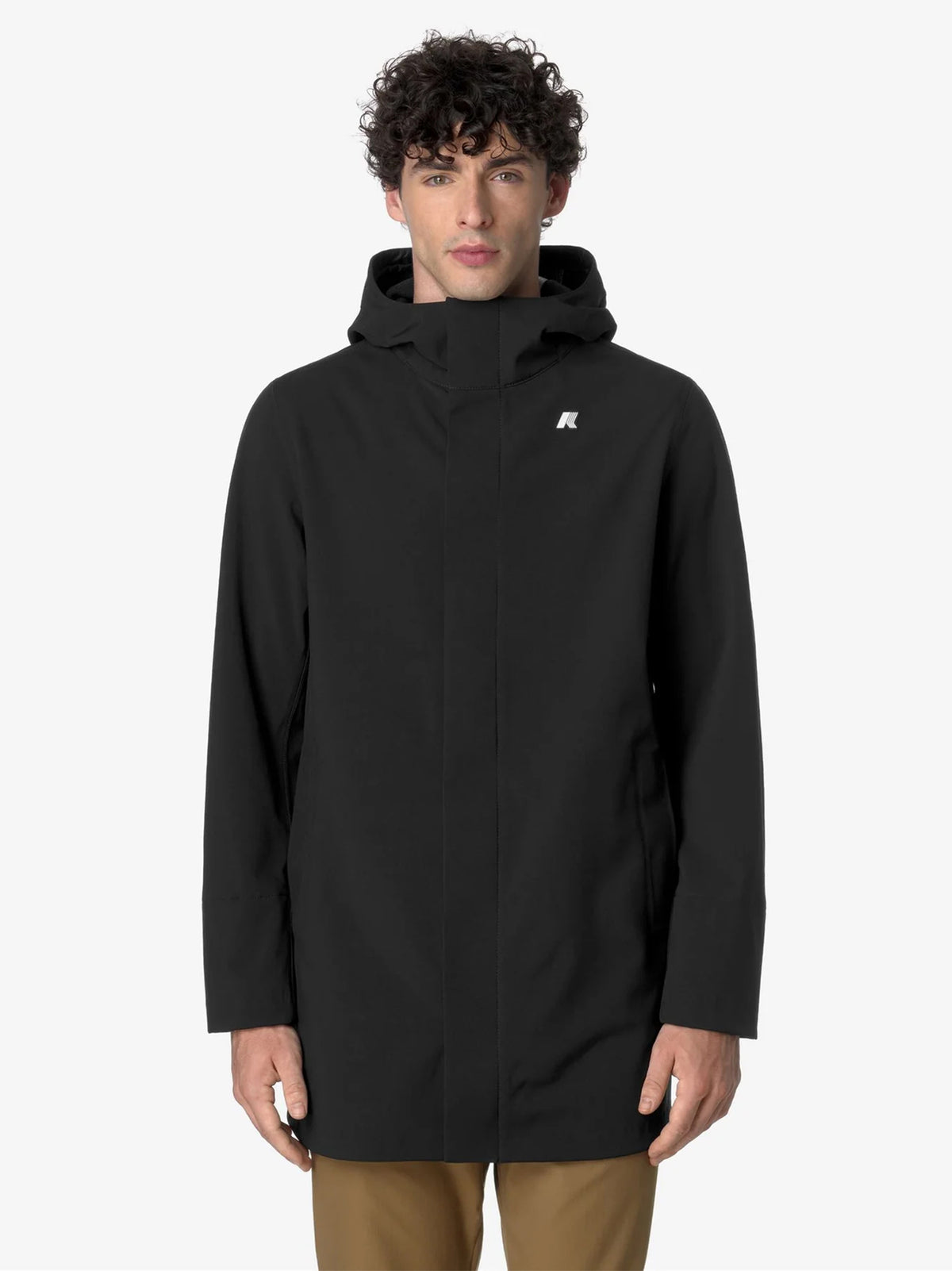 K-Way Giacca media Marlyn Bonded Black Blue-2