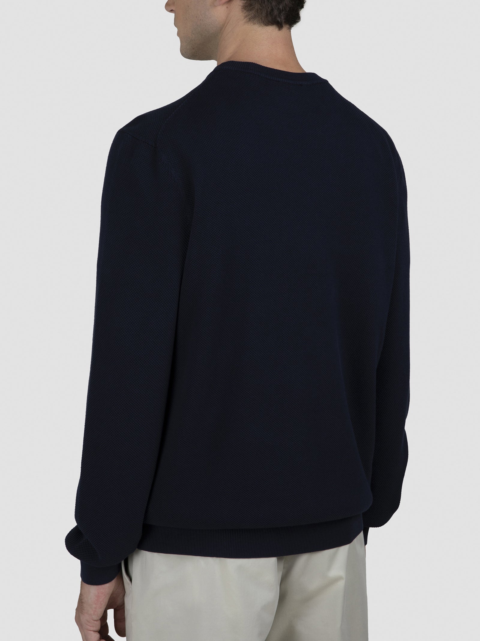 Maglia Girocollo In Cotone Tinto Capo-3