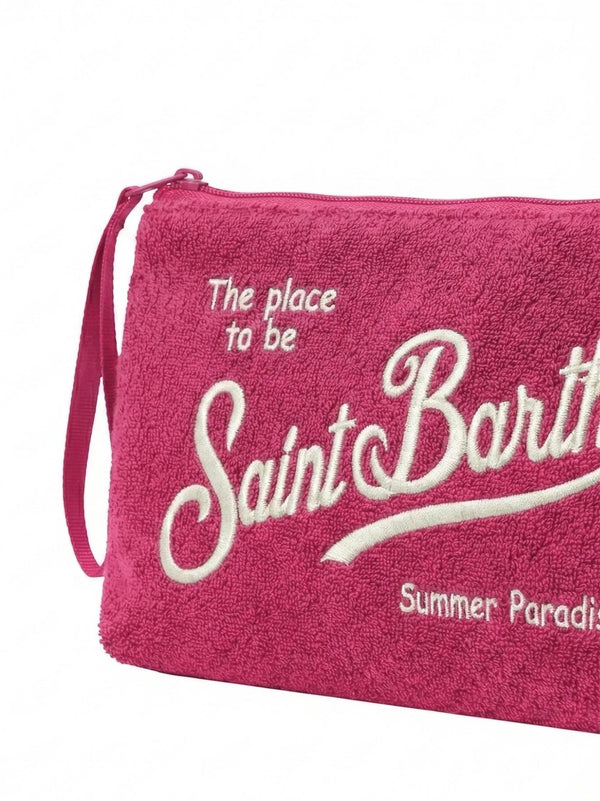 Saint Barth Pochette Aline Sponge Fuxia-2