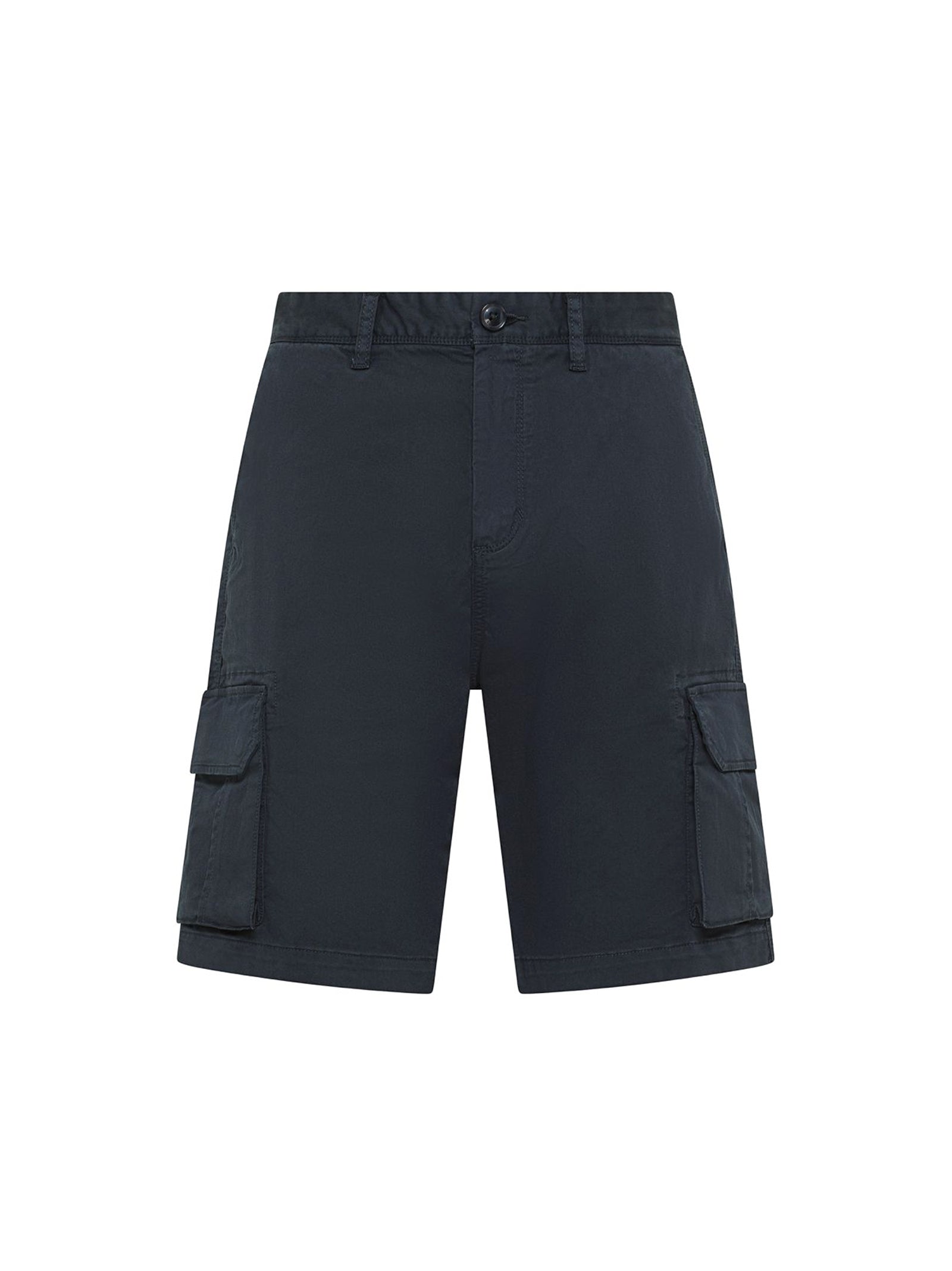 Sun68 Shorts Cargo Pocket Navy Blue-1