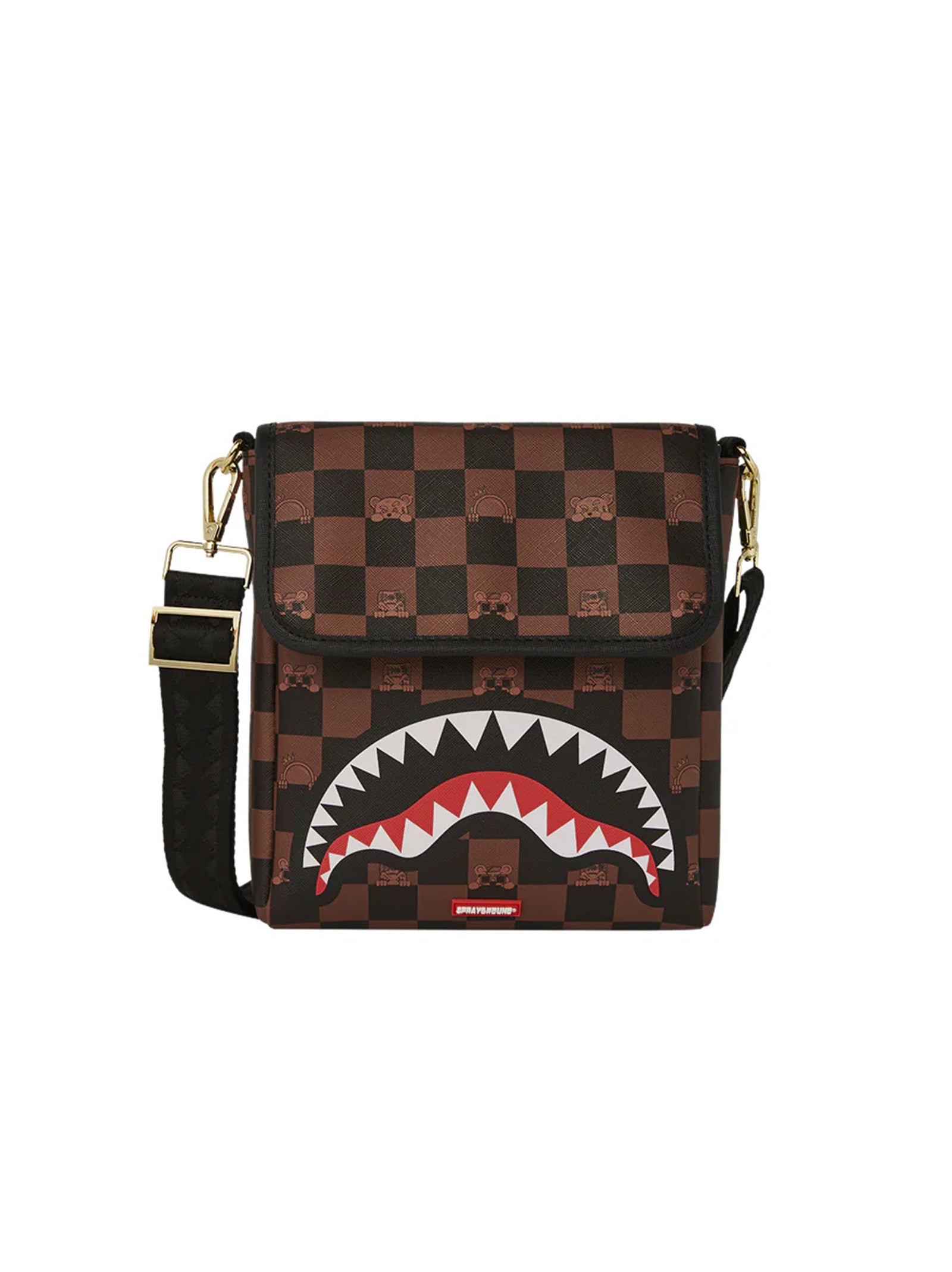 Peeking Character Check Messenger Sling-1