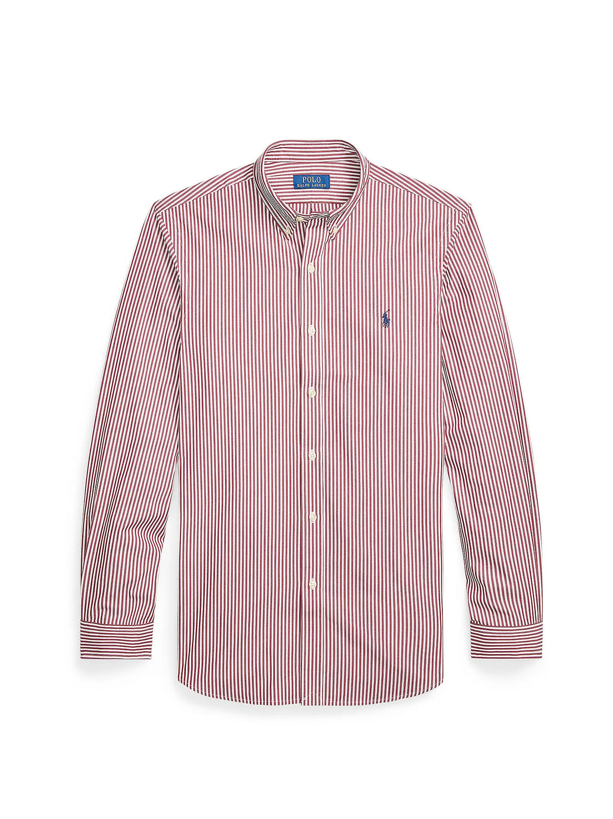 Polo Ralph Lauren Camicia A Righe Bianco Rosse-1