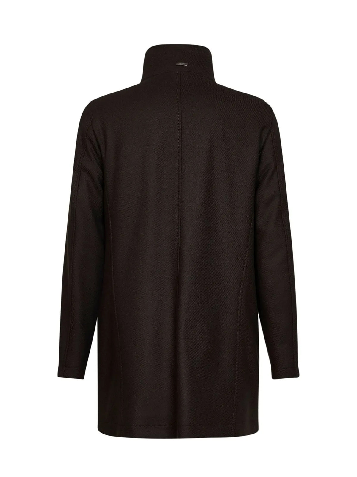 Herno Cappotto Collo Ecopelliccia Marrone-2