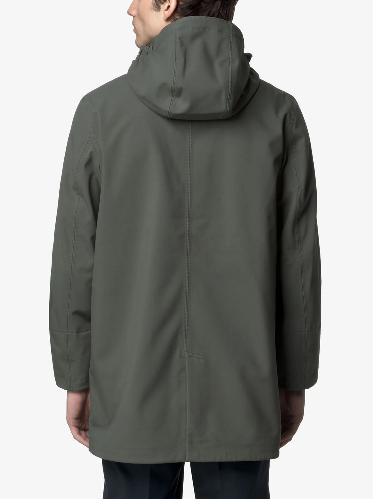 K-Way Giacca Duke Bonded Green B -Blue Depth-4