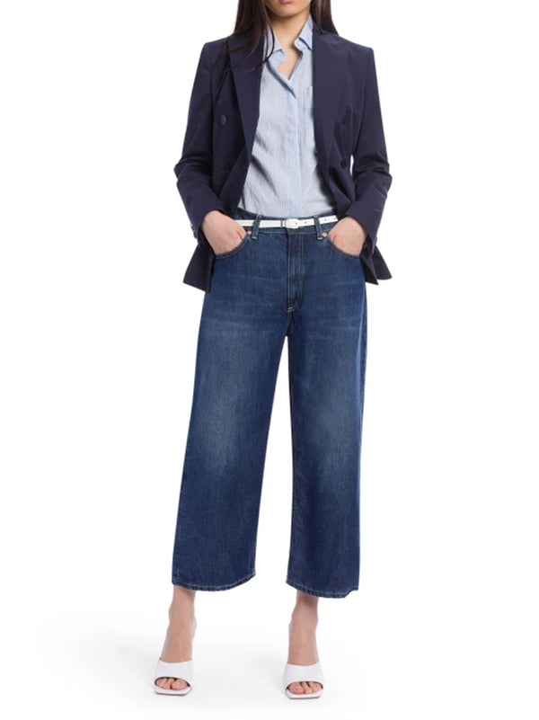Dondup Jeans Tami Wide Leg Blu-2