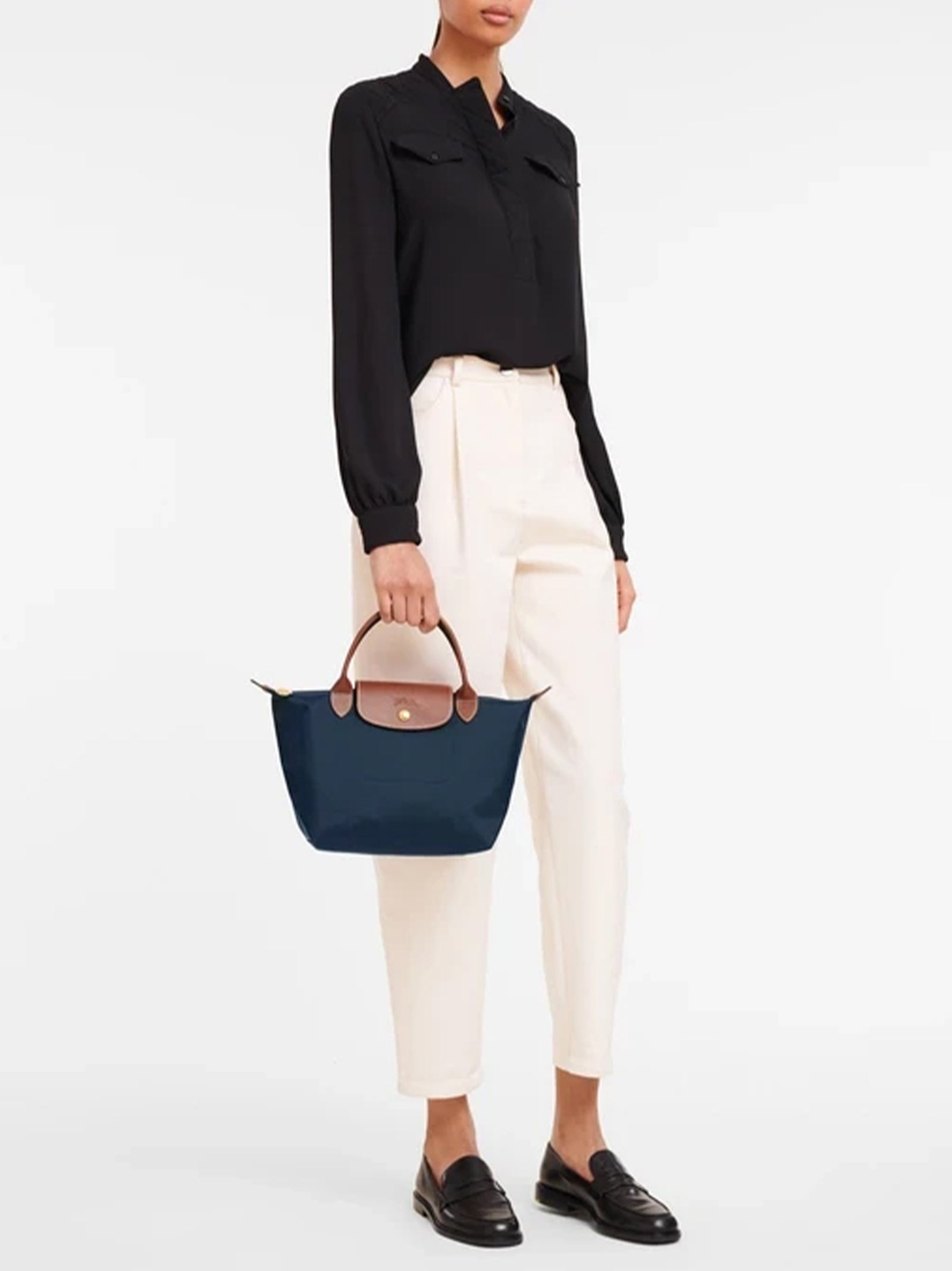 Longchamp Paris Le Pliage Original S Marine-2