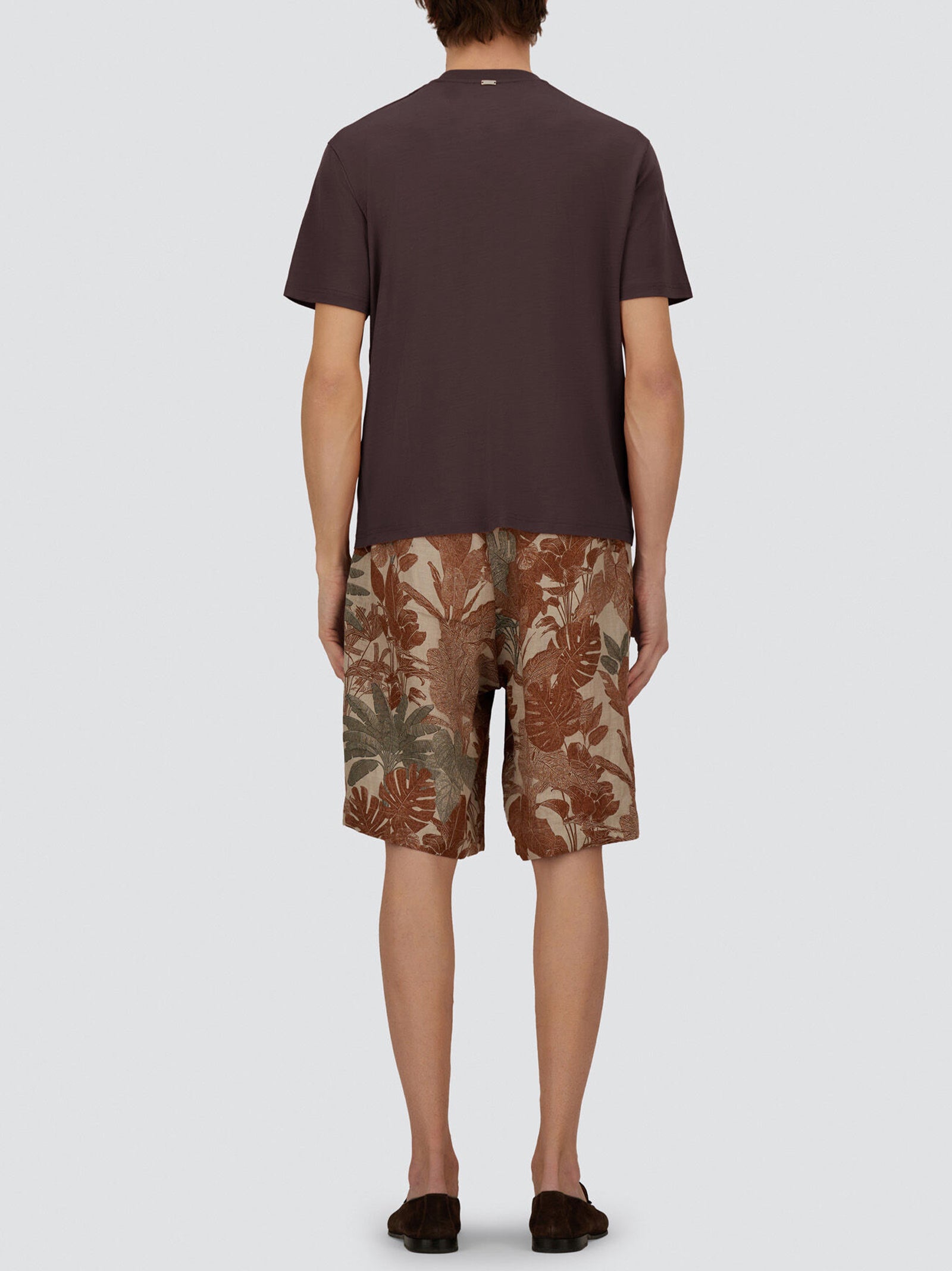 Herno T-Shirt Resort In Jersey Di Lana Moro-3