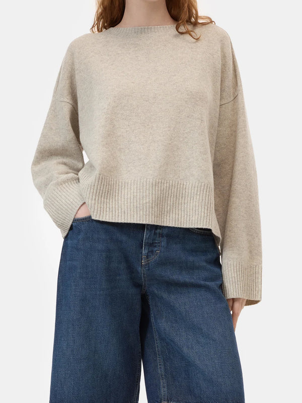 Closed Maglia Girocollo Lana Beige-2