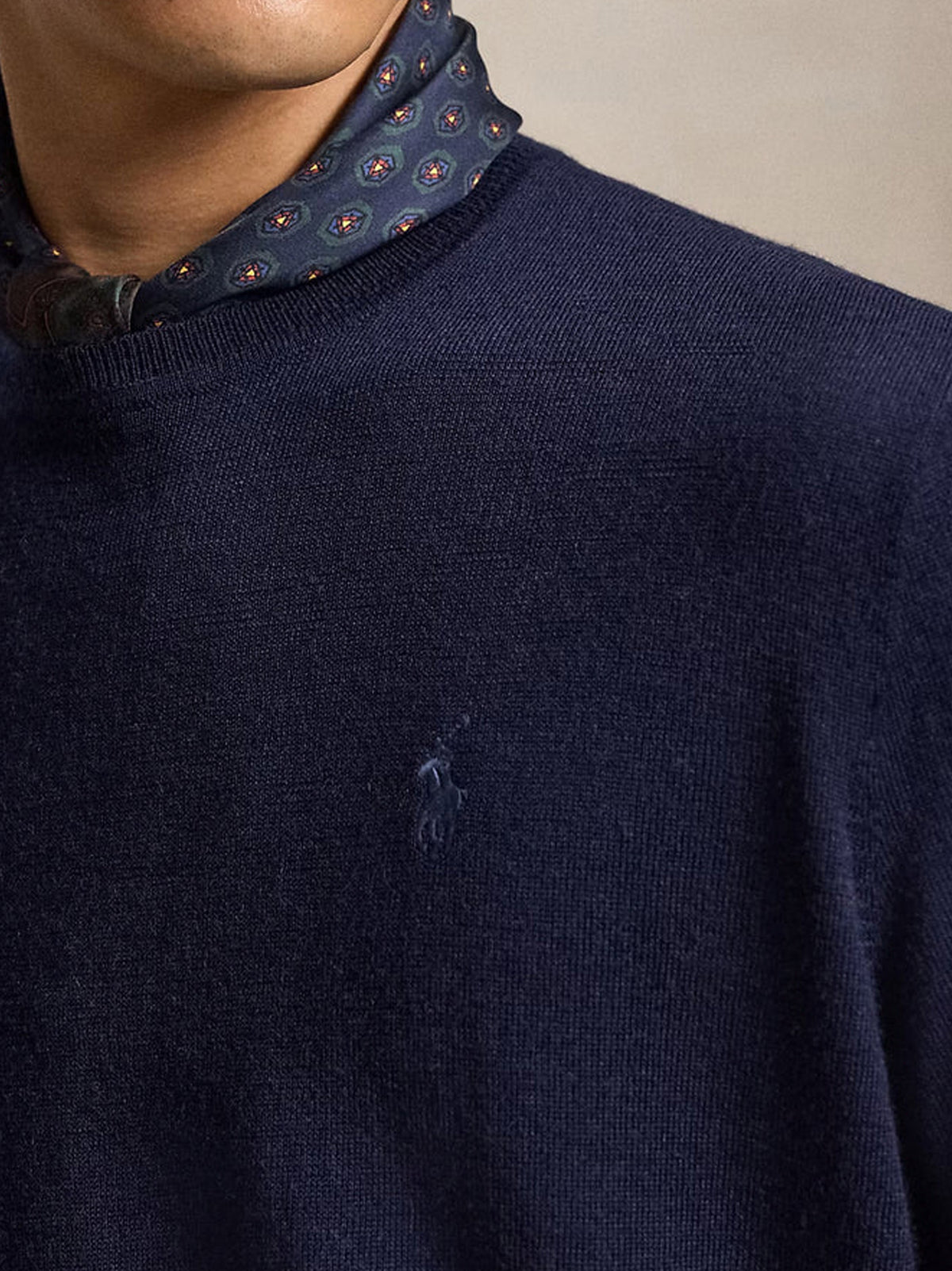 Polo Ralph Lauren Maglia Girocollo Blu Navy-4