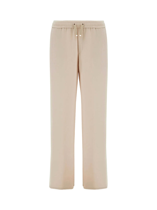 Herno Pantaloni In Matt Crepe Satin
