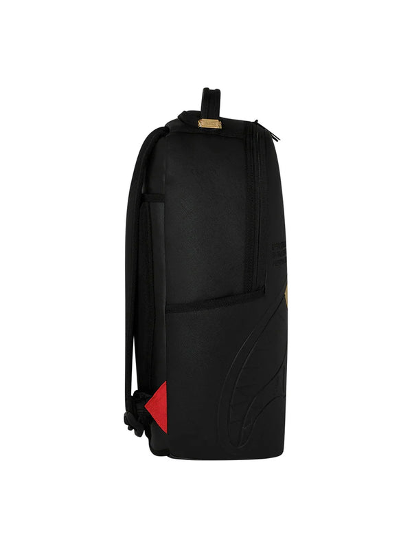 Sprayground Blacked Out Embossed Gold Tooth Backpack Nero-2