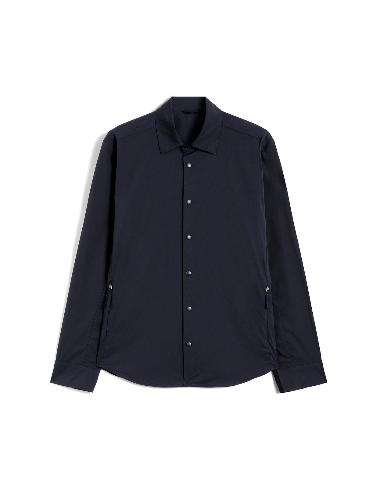 Camicia In Popeline Di Cotone E Nylon-1