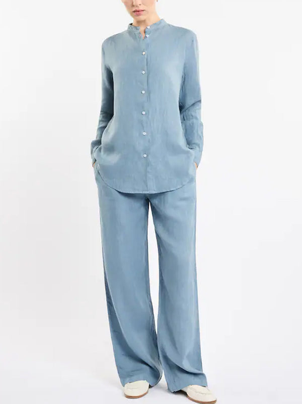 Camicia Regular In Lino-2