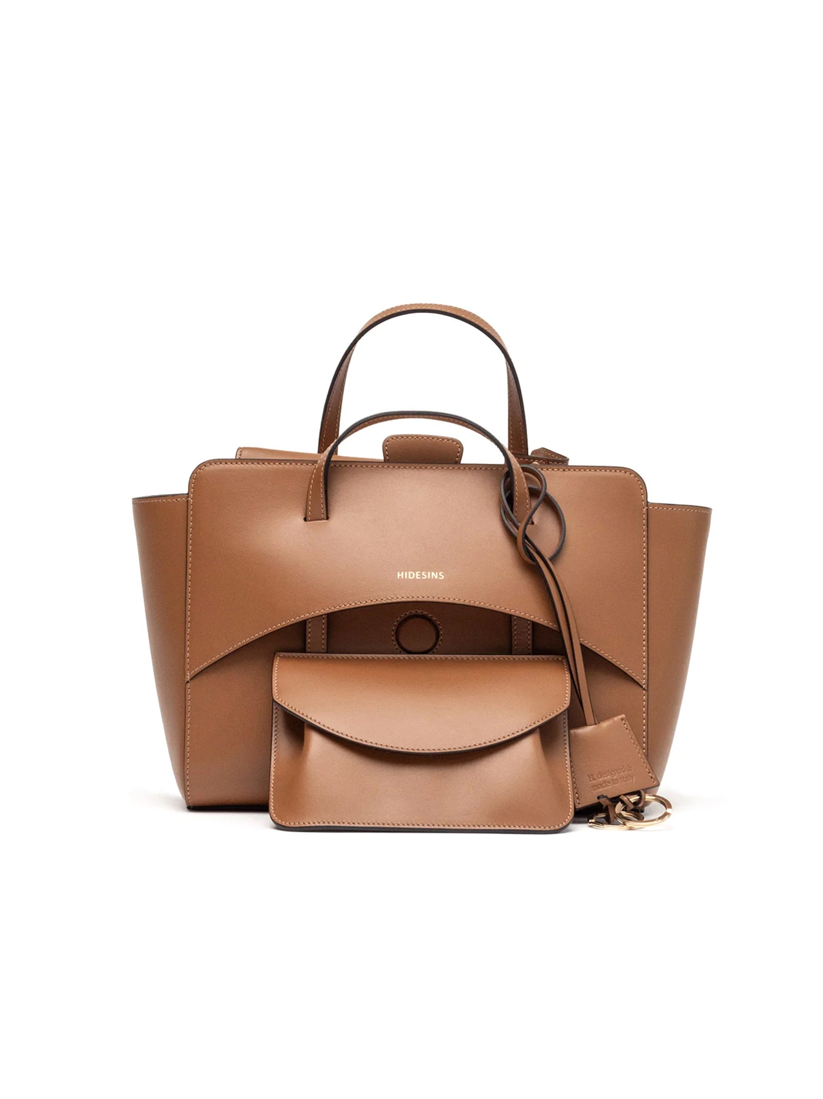 Hidesins Bag Flap M Caramel-3