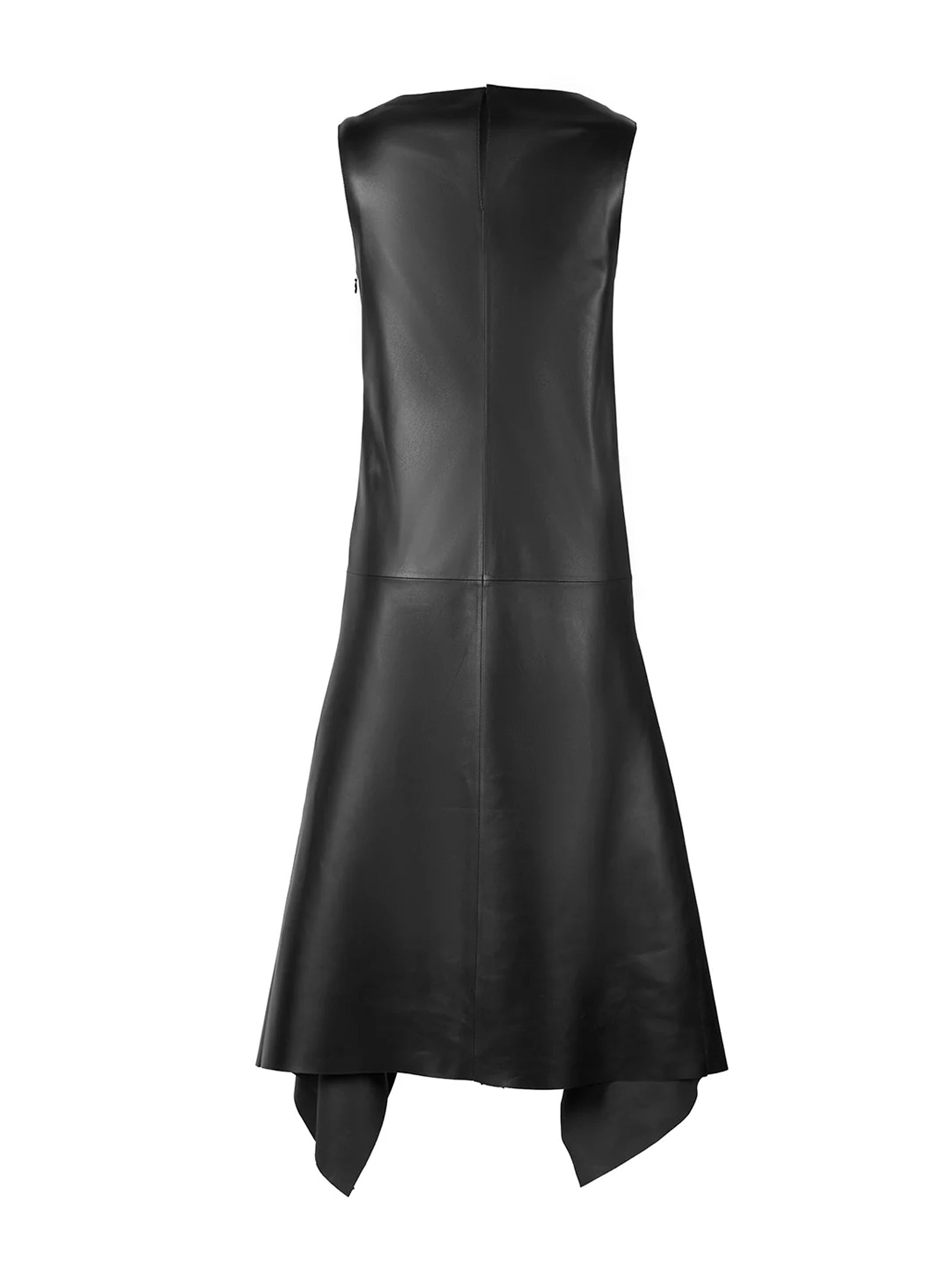 Desa 1972 Leather Foulard Dress-2