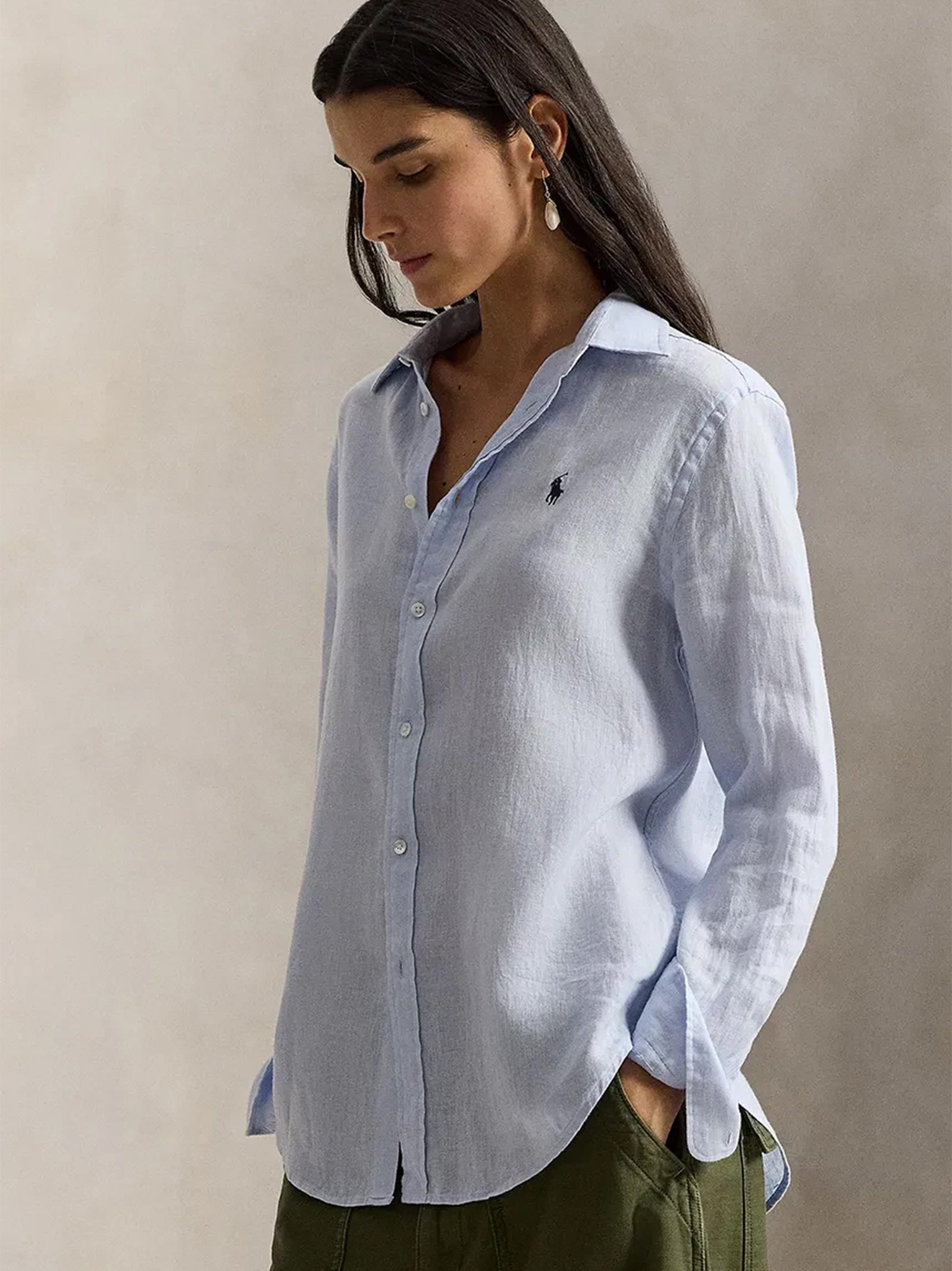 Camicia In Lino Classic-Fit-2