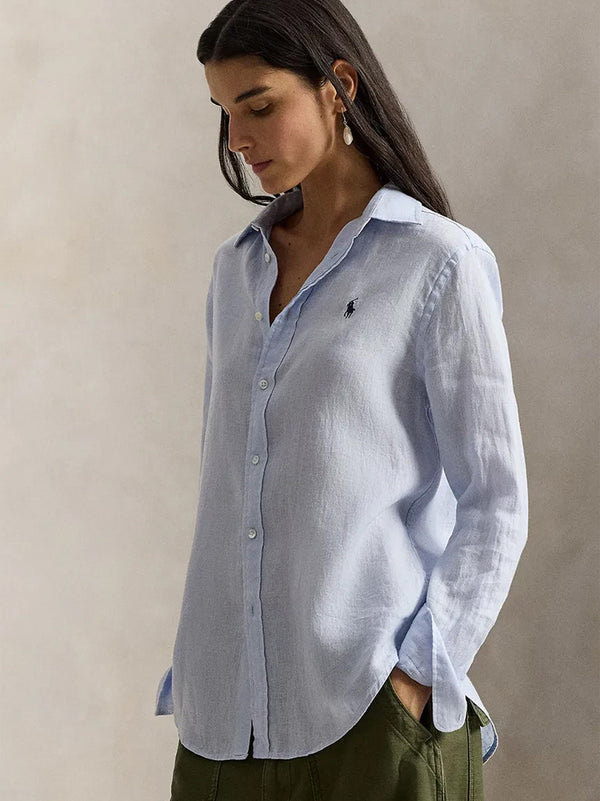 Camicia In Lino Classic-Fit-2