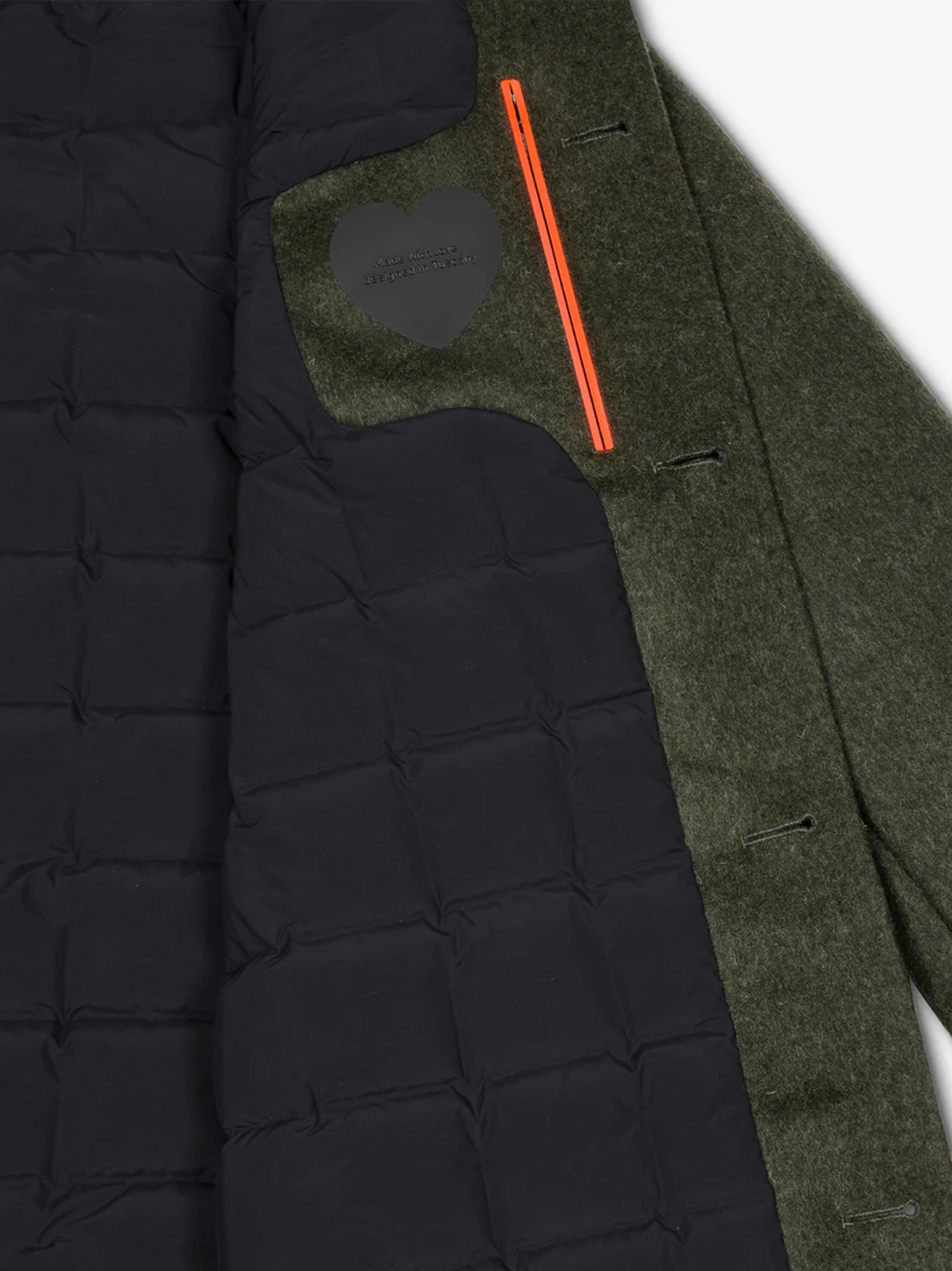 Rrd Loden Floating Coat Jkt Verde-4