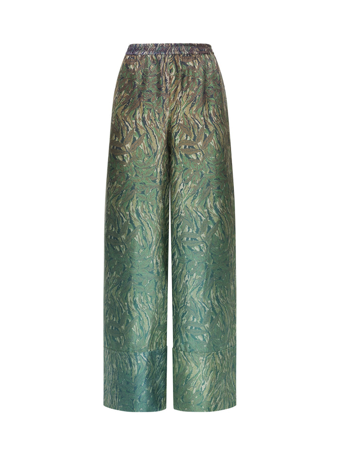 Silk trousers-1