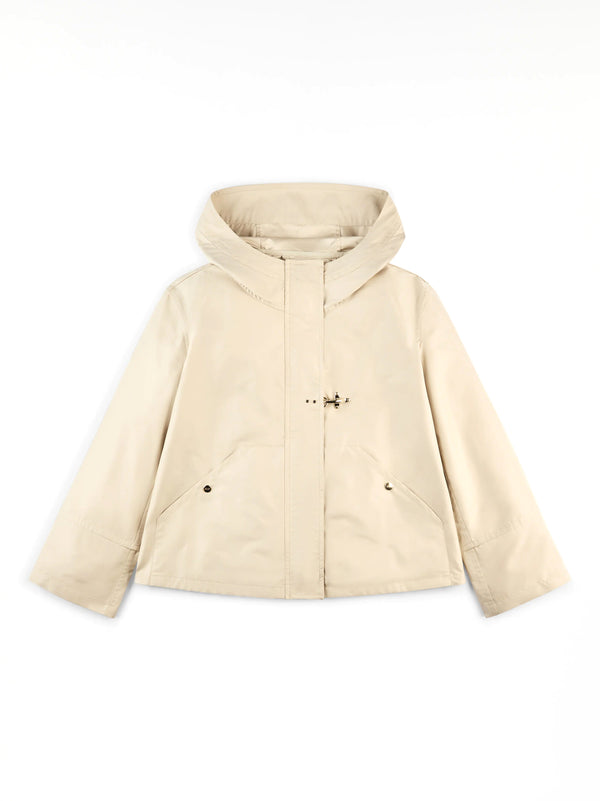 Parka Corto In Popeline Tecnico