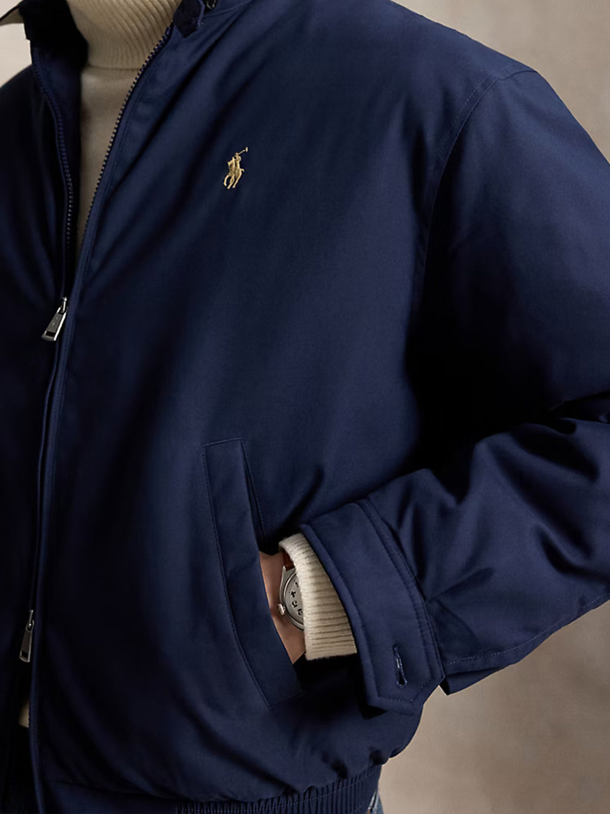 Polo Ralph Lauren Piumino Blu Navy-4