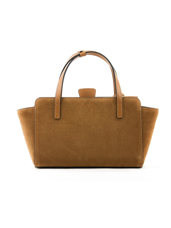 Hidesins Bag Flap S Suede Cognac-2