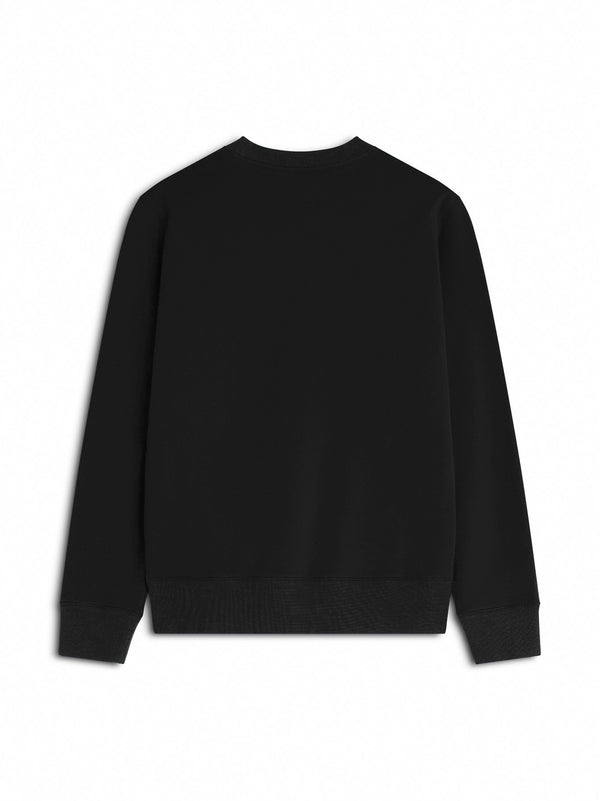 Maison Kitsune Fox Head Regular Sweatshirt Nera-2
