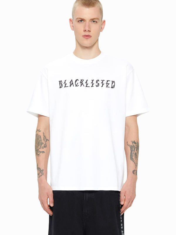 44 Label T-Shirt Jersey Bianca Blacklisted Tee