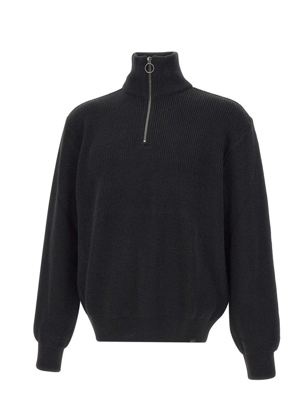 Paul&Shark Maglia Mezza Zip Lana Nera