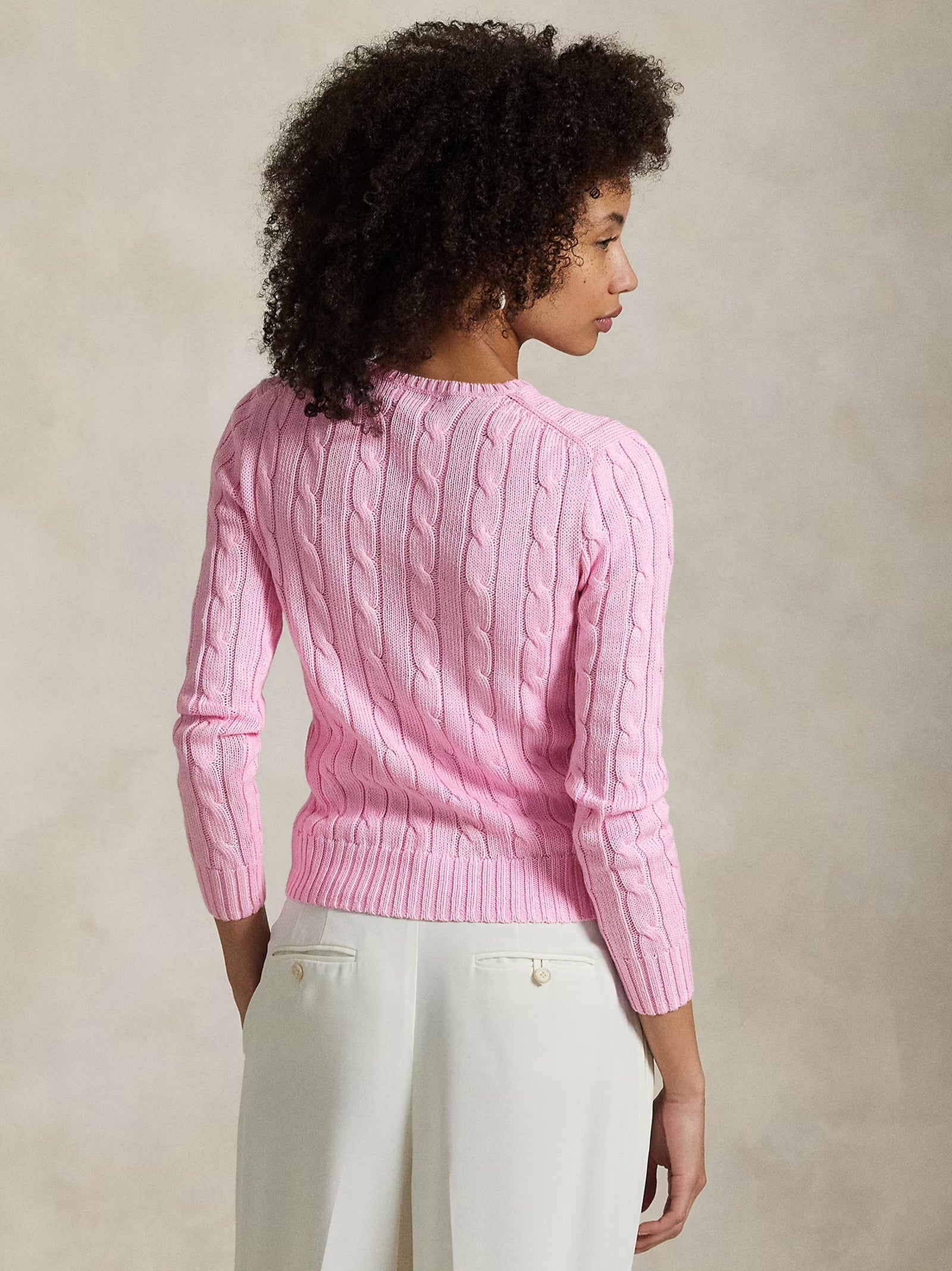 Maglia A Girocollo In Cotone A Trecce-3