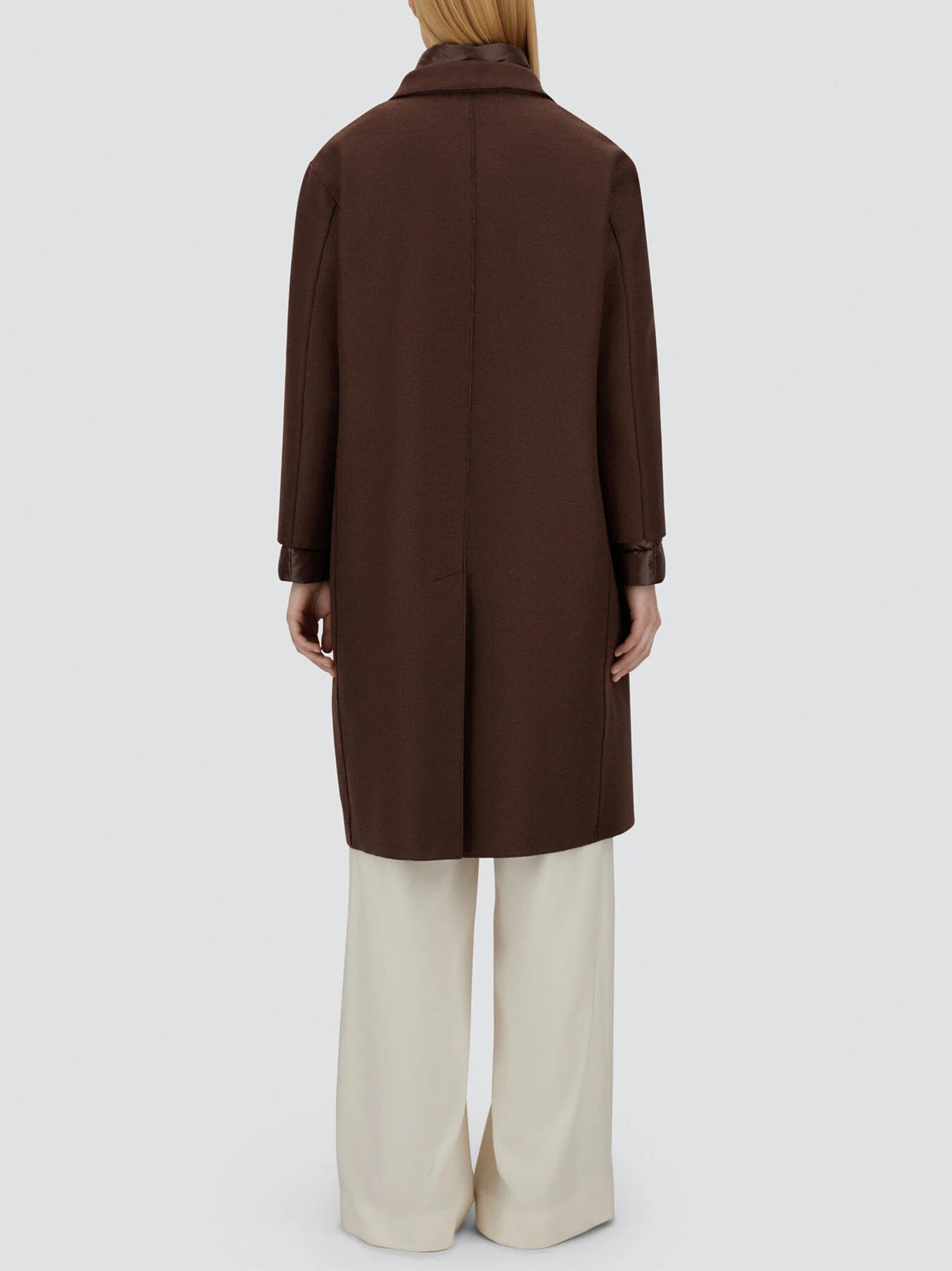 Cappotto Resort In Felted Wool E Nylon Ultralight-4