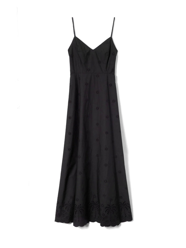 SAINT BARTH ABITO MIDI SANGALLO NERO-SAINT BARTH-GUA0001 07724L