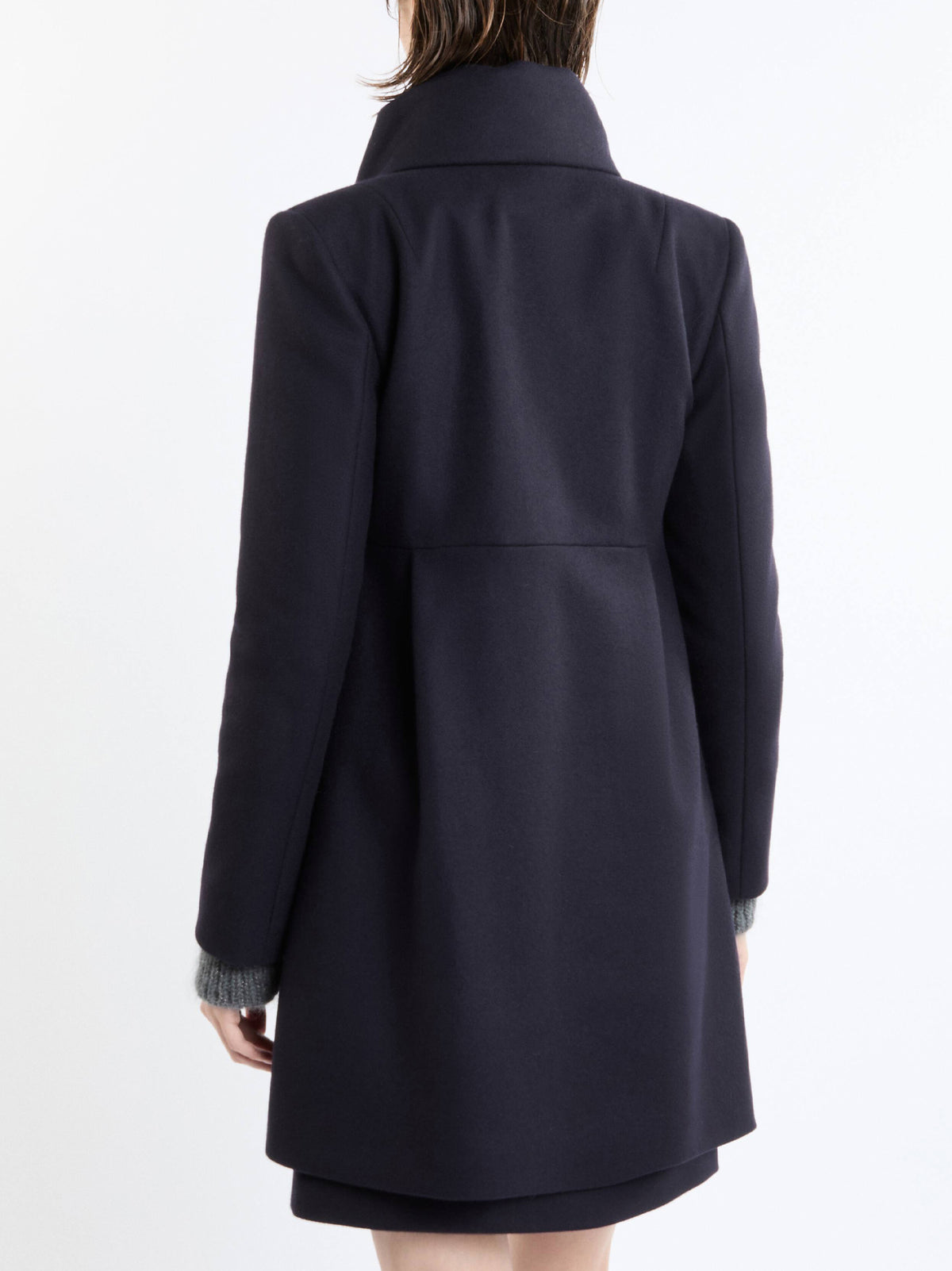 Fay Cappotto Romantic Coat foderato blu petrolio-3