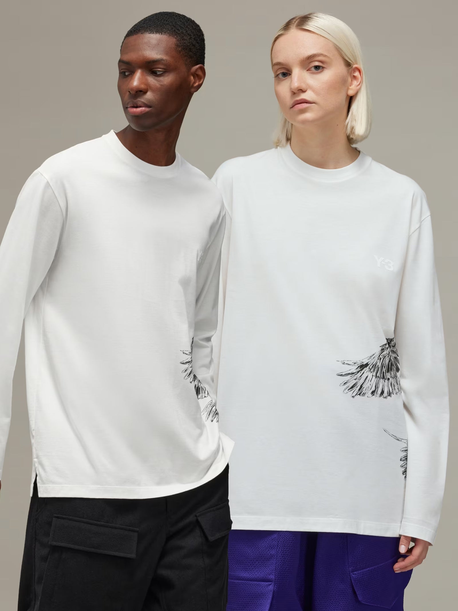T-Shirt Maniche Lunghe Grfica-3
