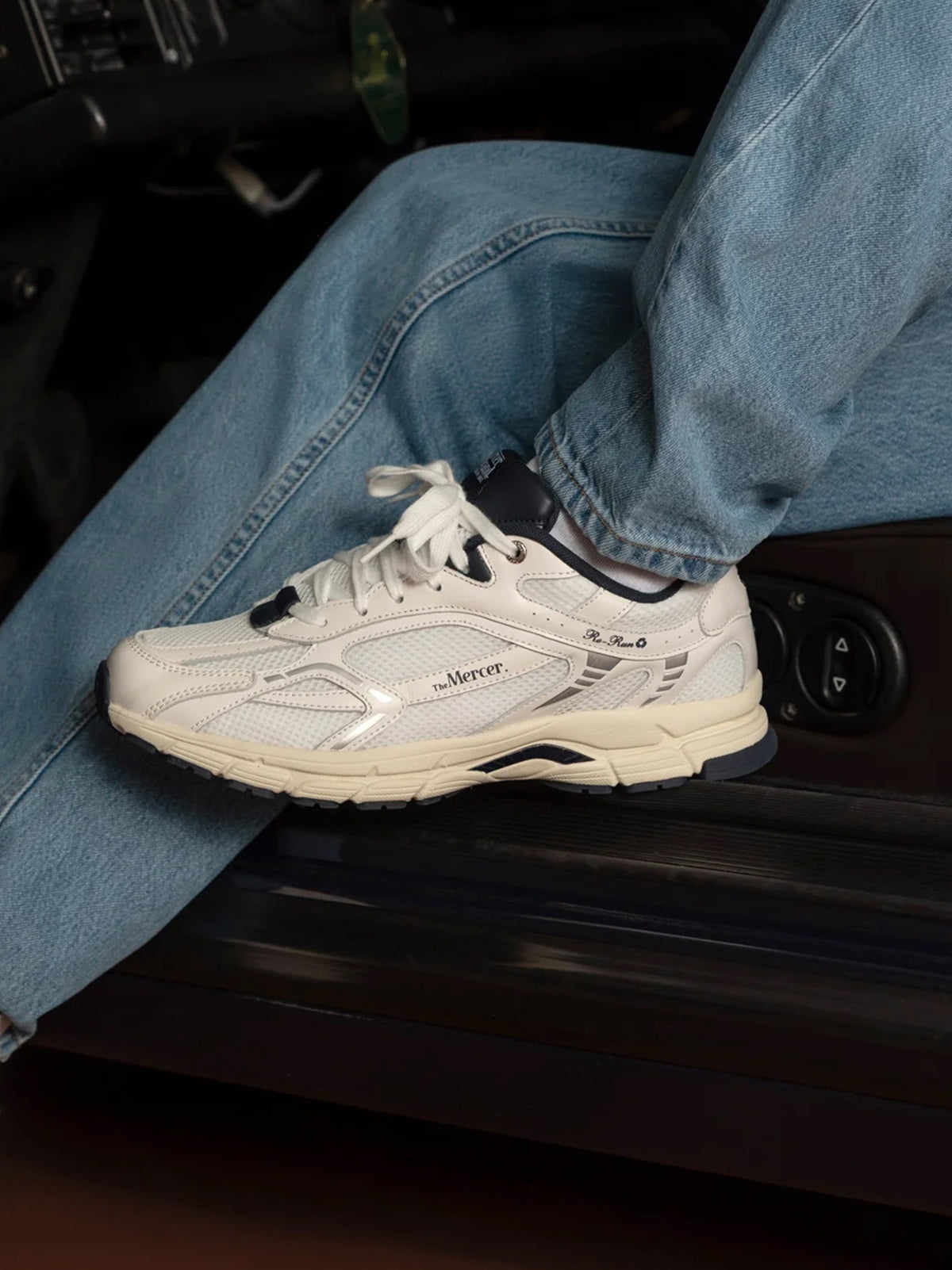 Mercer Sneakers The Re-Run Classics White Blue-4
