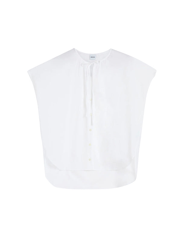 Aspesi Camicia In Mussola Di Cotone Bianco