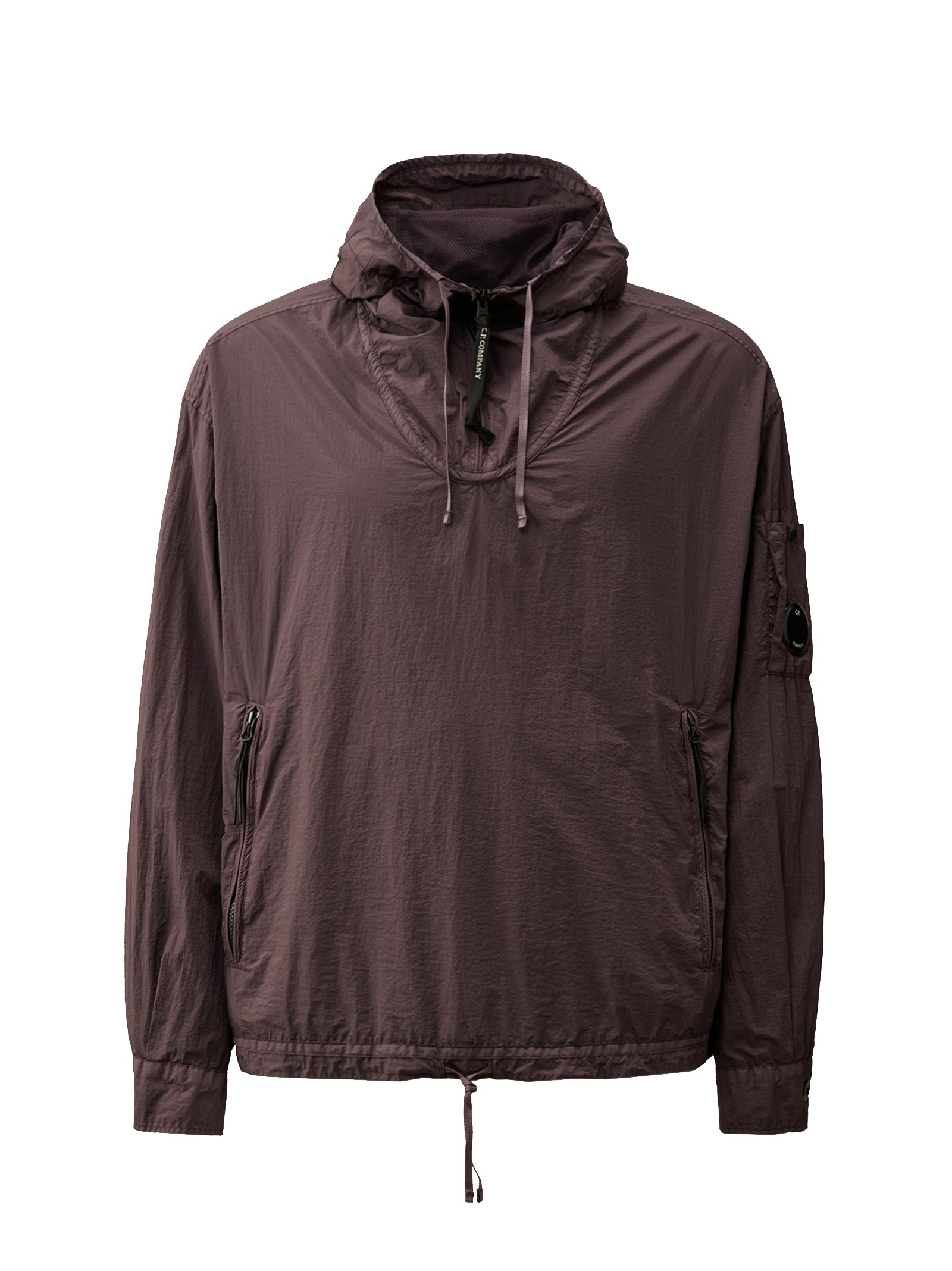 Taylon-L Half Zipped Hooded Overshirt-1