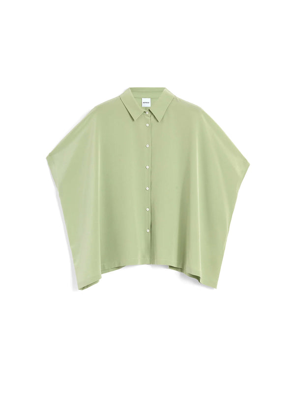 Camicia In Crepe De Chine Seta