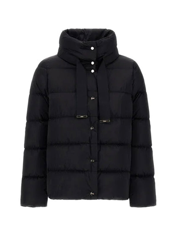 Herno Cappa In Satin Nero