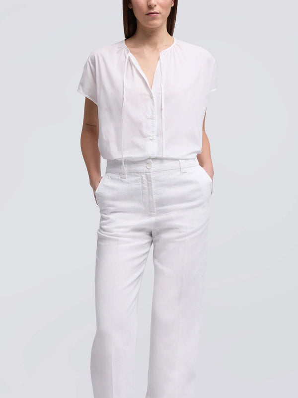 Aspesi Camicia In Mussola Di Cotone Bianco-2