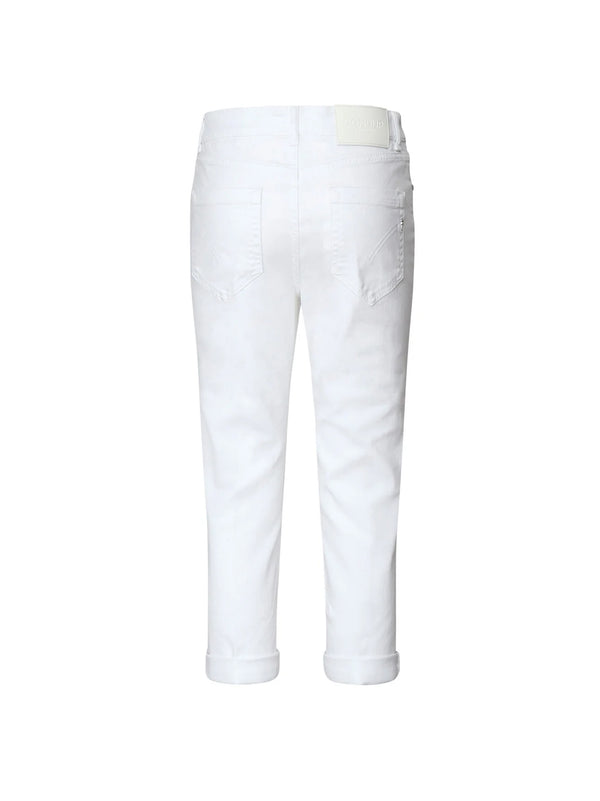 Dondup Jeans Koons Gioiello Stretch Bianco-2