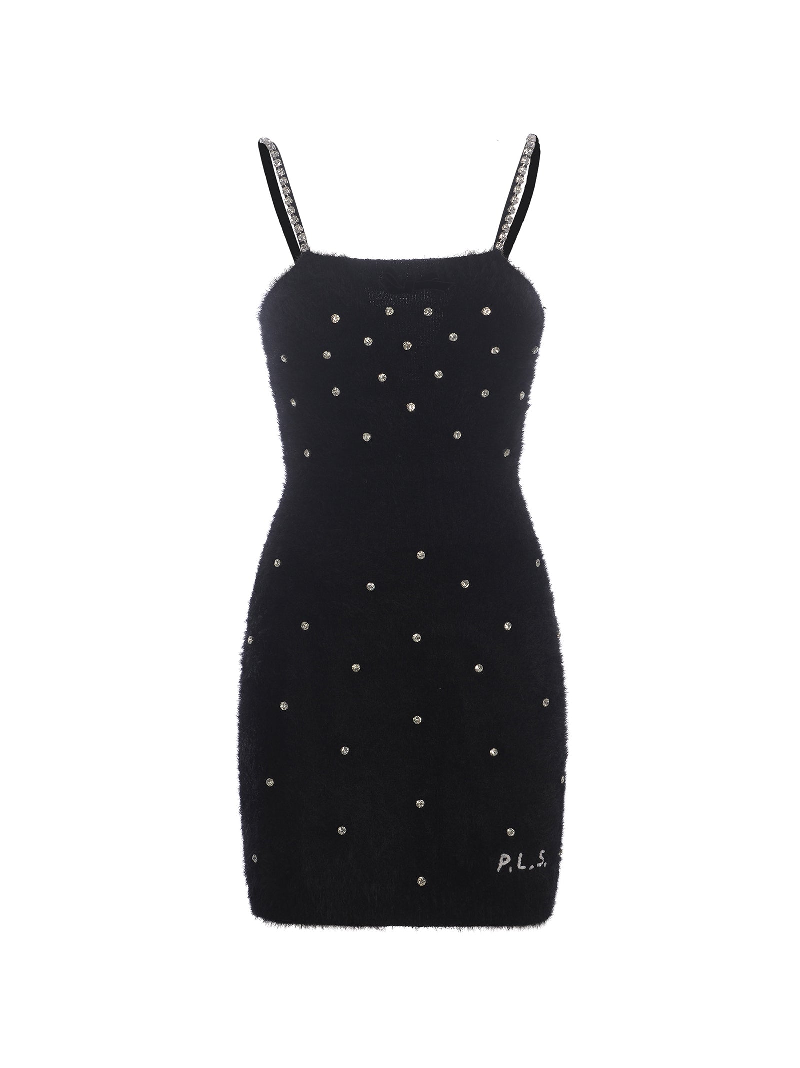 Mini Abito Inm Maglia Con Strass-1