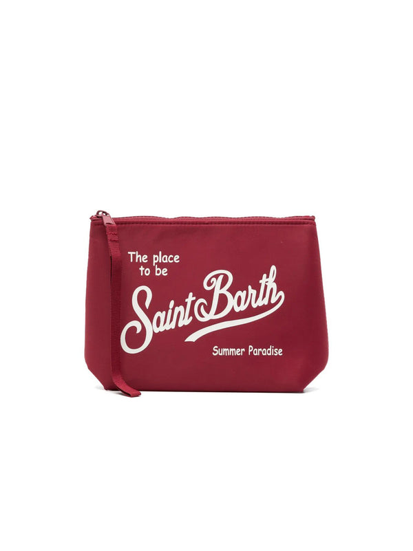 Saint Barth Pochette Aline Nylon Rossa