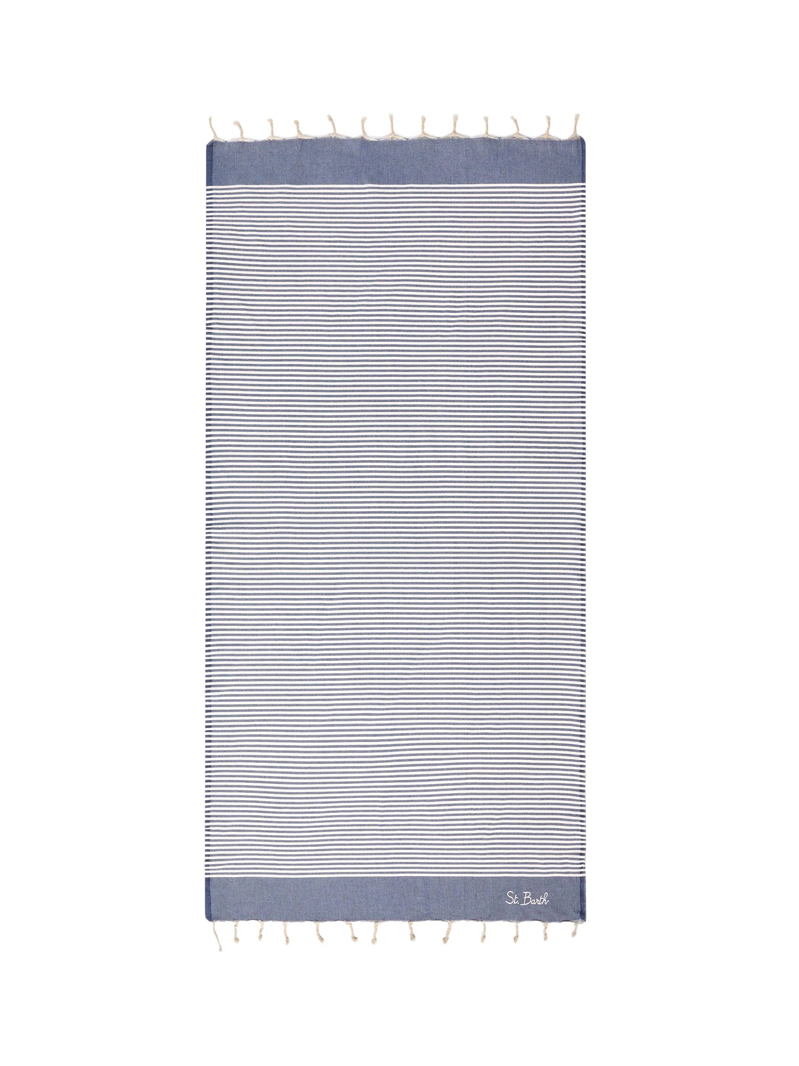 Saint Barth Telo Mare Mini Stripes Blu Bianche-1