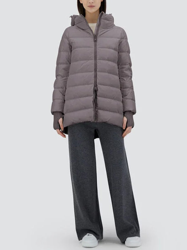 Piumino A-Shape In Nylon Chamonix Grigio-2
