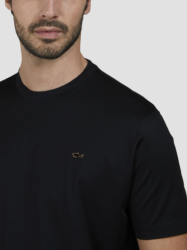 T-Shirt In Cotone Perlé-2
