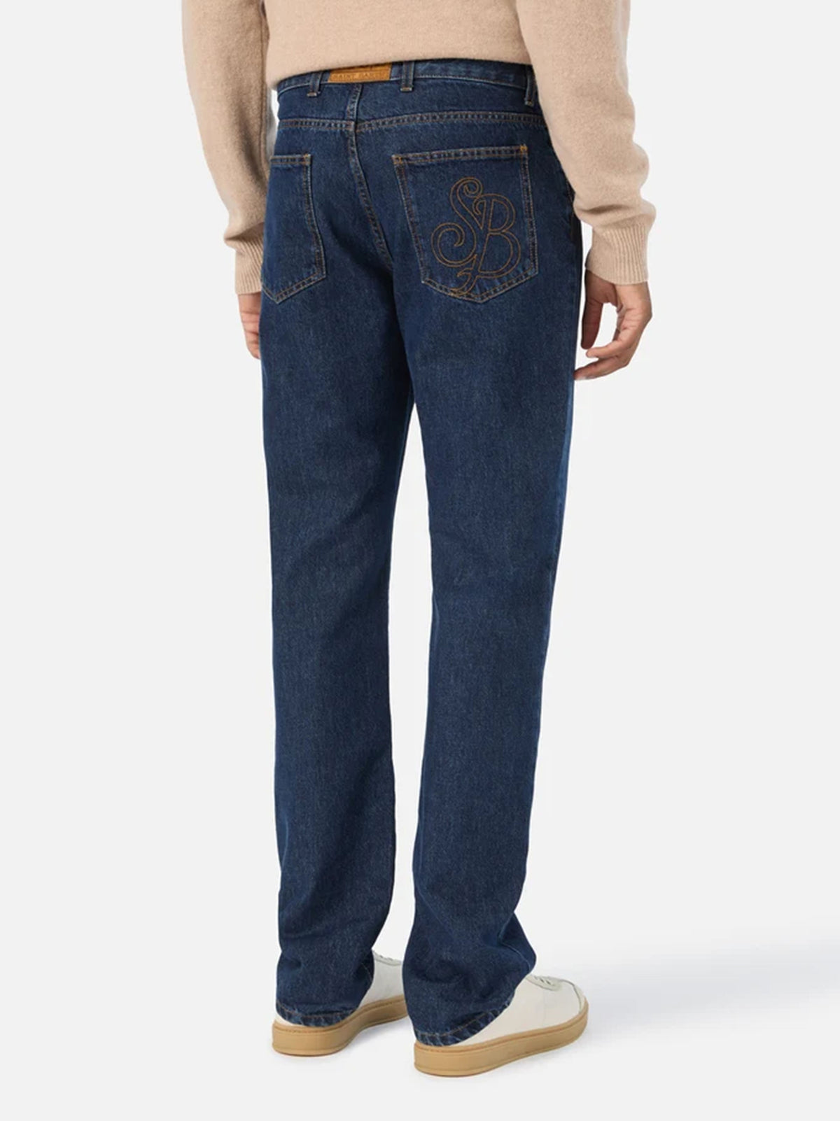 Saint Barth Jeans Riverdale Azzurri In Denim Con Finitura Stone Wash-3
