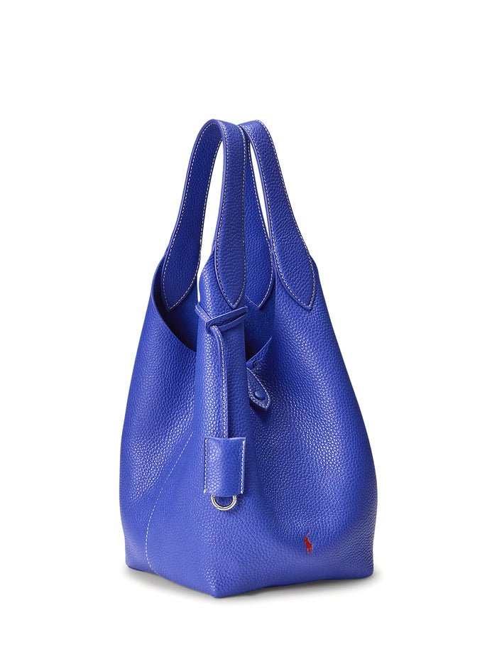 Borsa Tote In Pelle Martellata-2